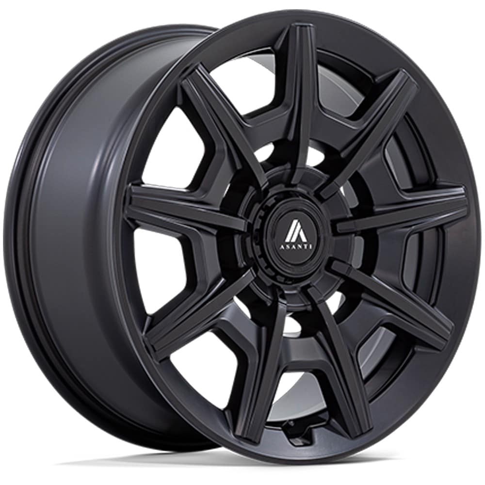 Felga aluminiowa AB041 ESQUIRE Satin Black Gloss Black Face ASANTI