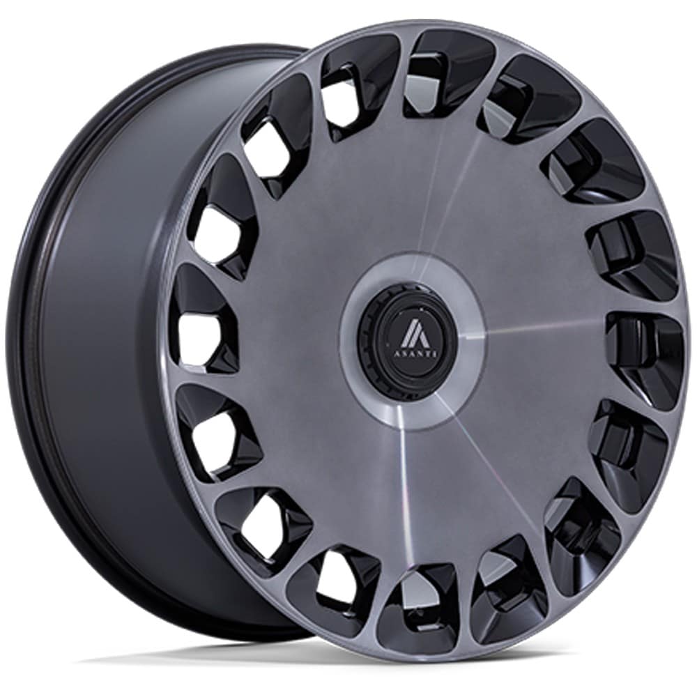 Felga aluminiowa AB045 ARISTOCRAT Gloss Black Machined Fc W/ Ddt ASANTI