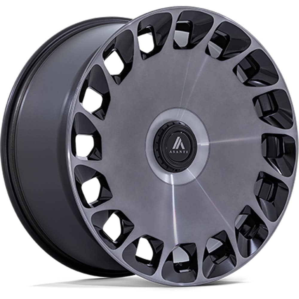 Felga aluminiowa AB045 ARISTOCRAT Gloss Black Machined Fc W/ Ddt ASANTI