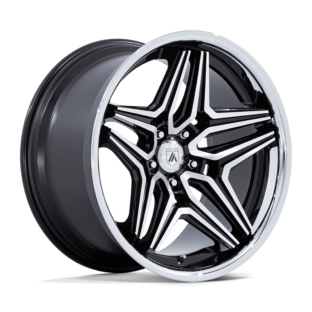 Felga aluminiowa AB046 DUKE Gloss Black Machined ASANTI