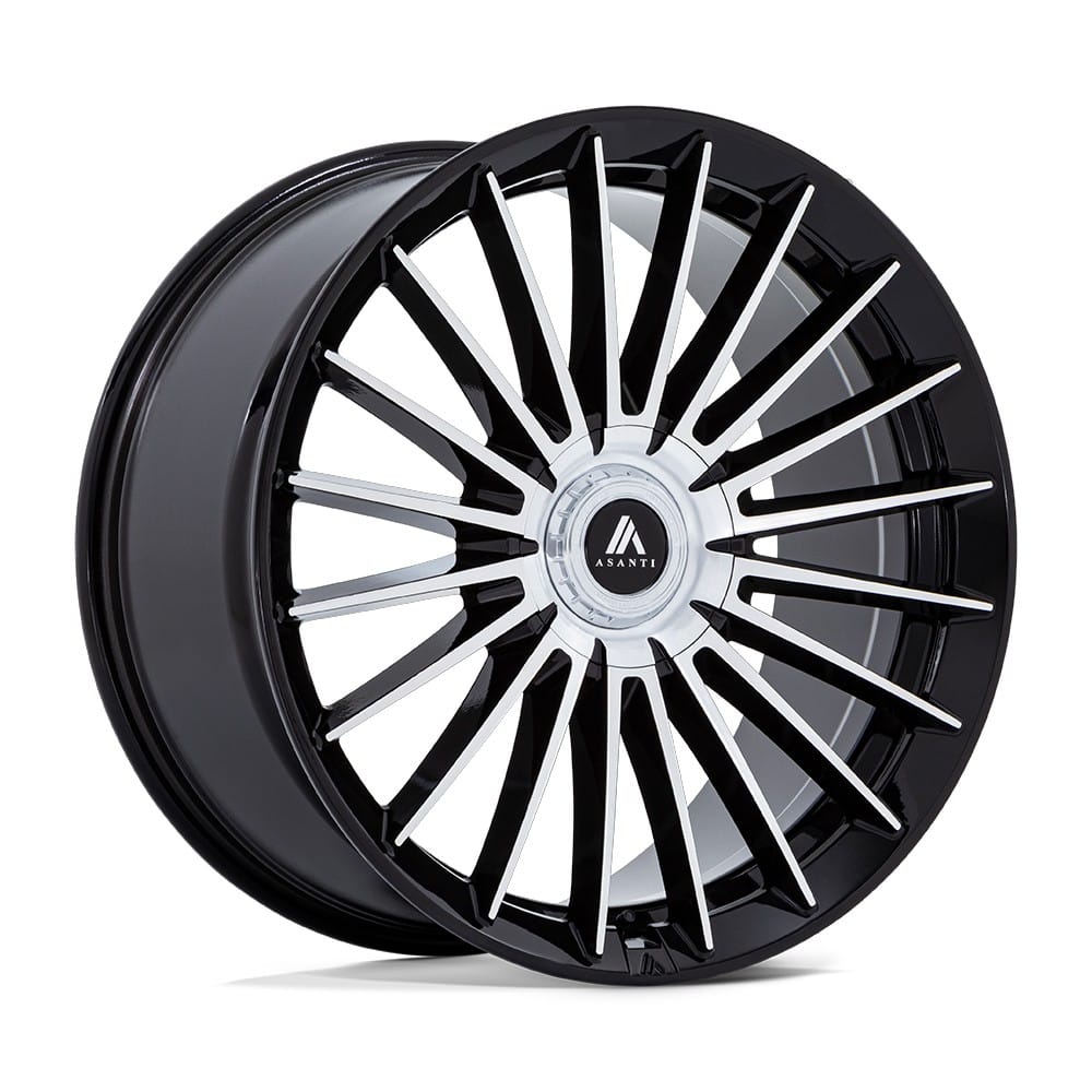 Felga aluminiowa AB048 VICEROY Gloss Black W/ Machined Face ASANTI