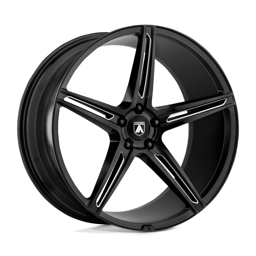 Felga aluminiowa ABL-22 ALPHA 5 Gloss Black Milled ASANTI