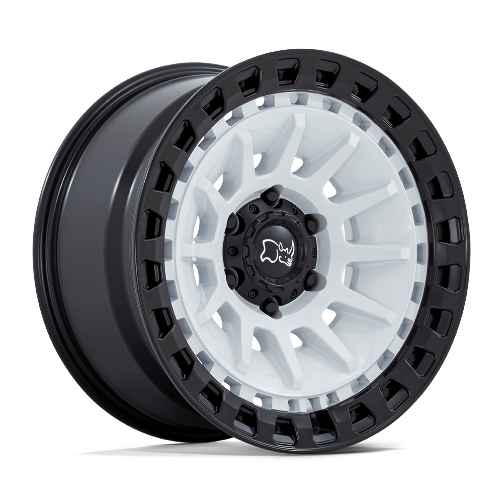 Felga aluminiowa BARRAGE Gloss White On Matte Black BLACK RHINO