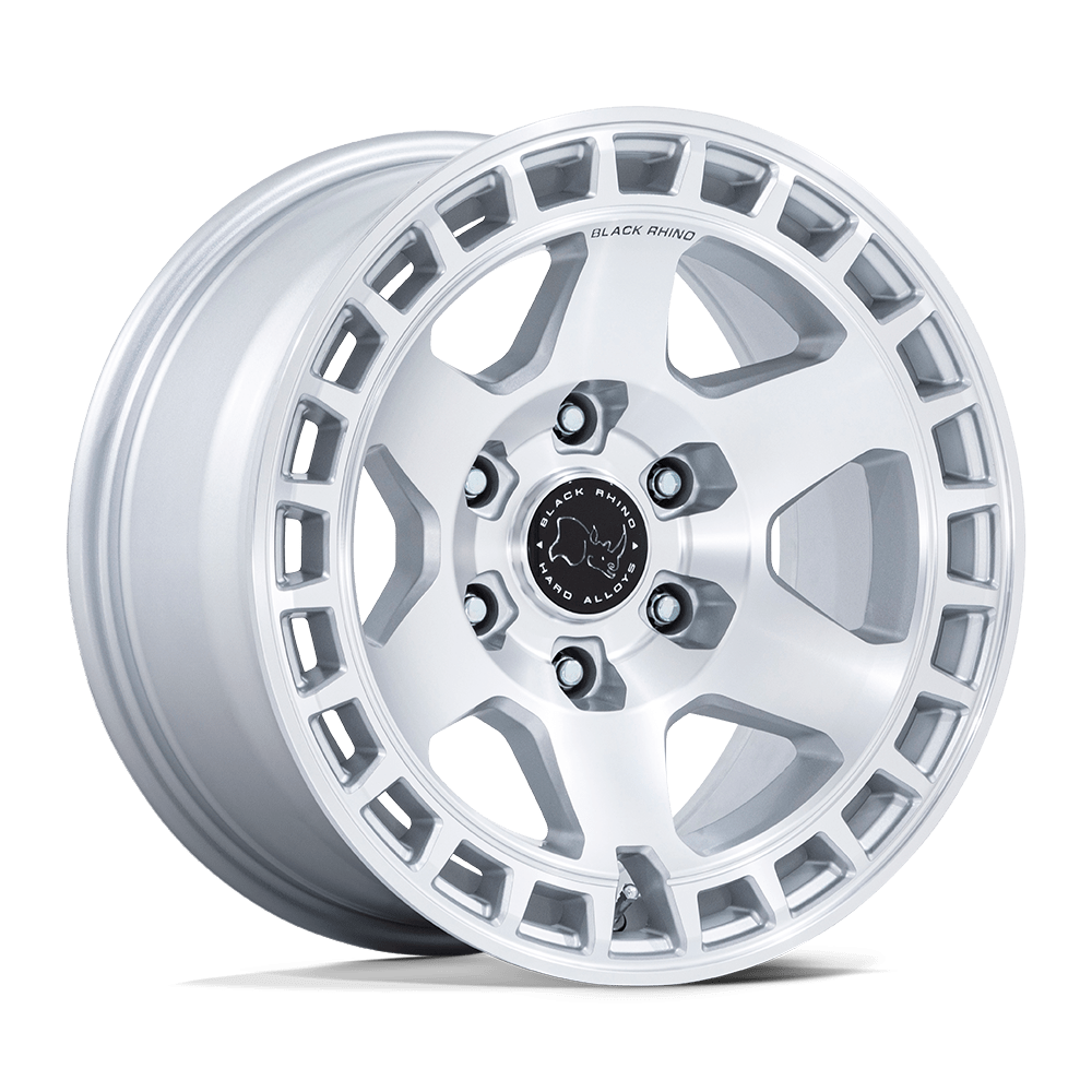 Felga aluminiowa BR022 BAHARI Gloss Silver W/ Machined Face BLACK RHINO