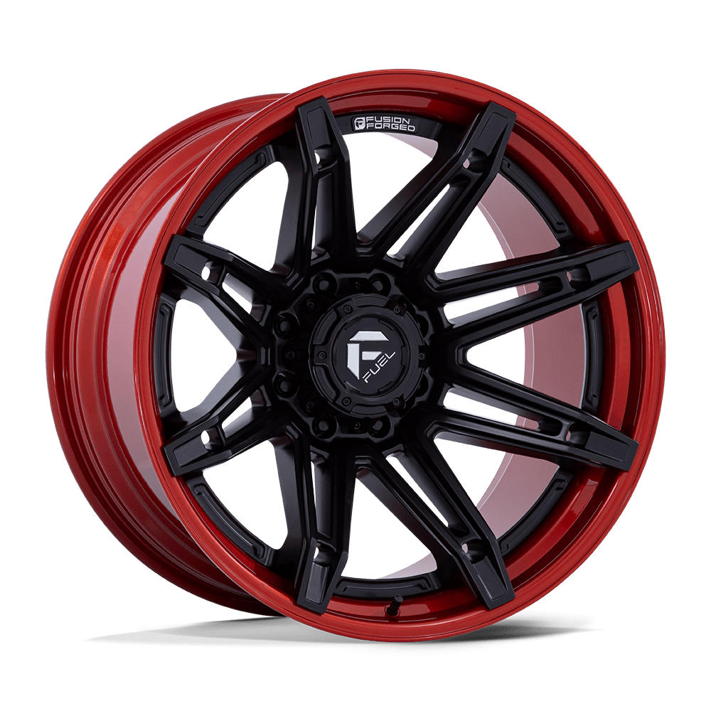 Felga aluminiowa BRAWL Matte Black W/ Candy Red Lip FUEL