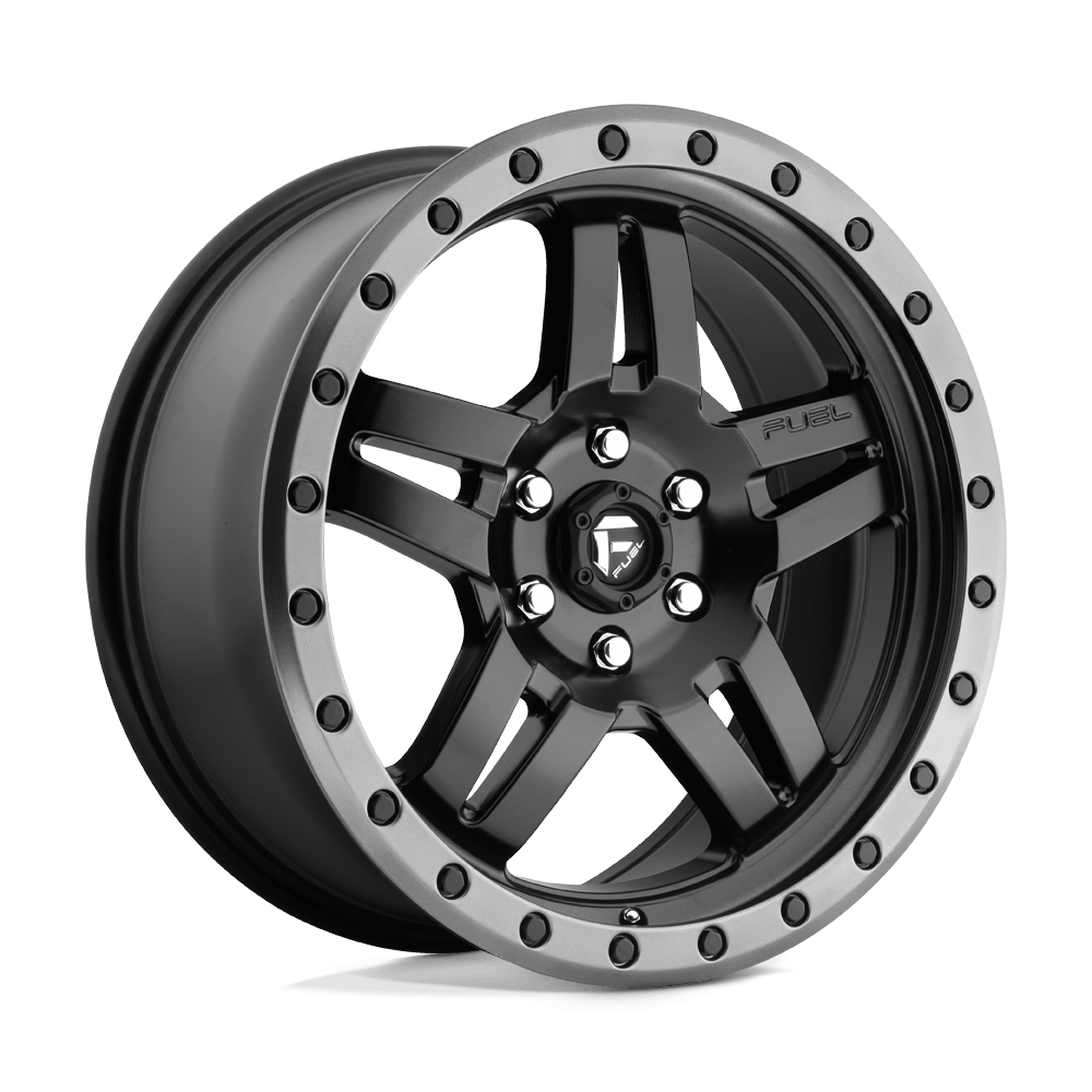 Felga aluminiowa D557 ANZA Matte Black Gun Metal Ring FUEL