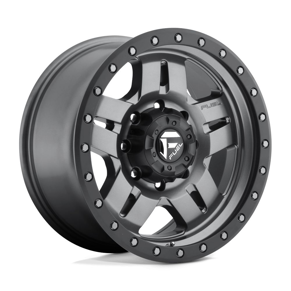 Felga aluminiowa D558 ANZA Matte Gun Metal Black Bead Ring FUEL