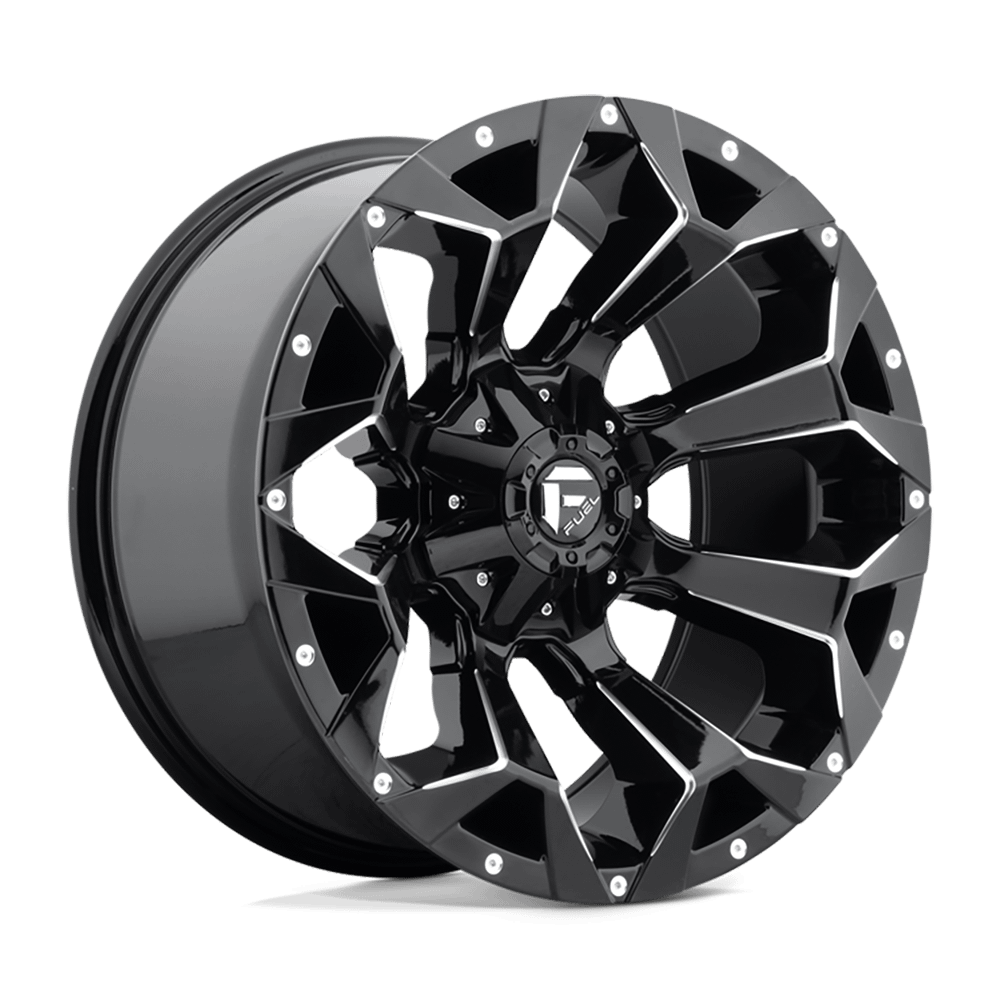 Felga aluminiowa D576 Assault Gloss Black Milled Fuel