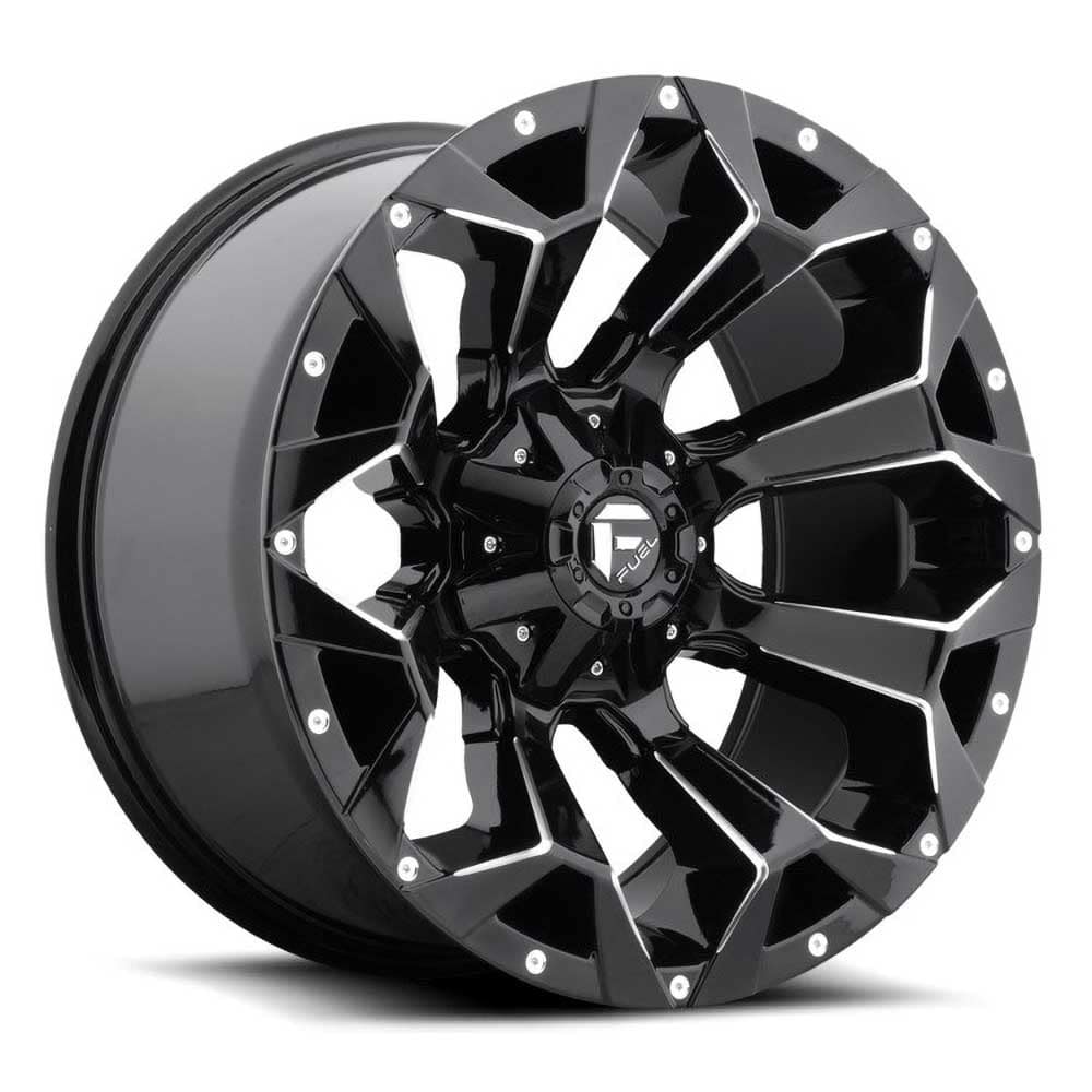 Felga aluminiowa D576 Assault Gloss Black Milled Fuel