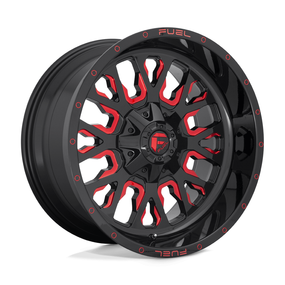 Felga aluminiowa D612 STROKE Gloss Black Red Tinted Clear FUEL