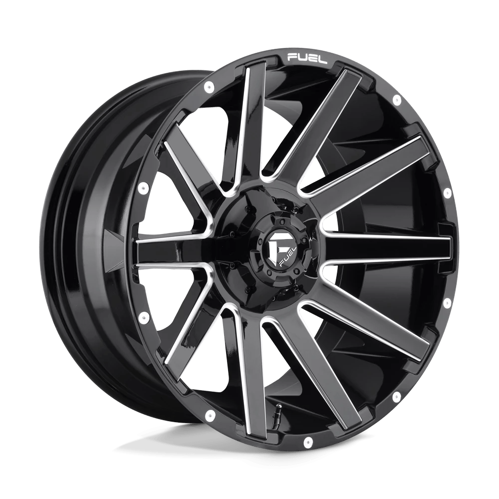 Felga aluminiowa D615 Contra Gloss Black Milled Fuel