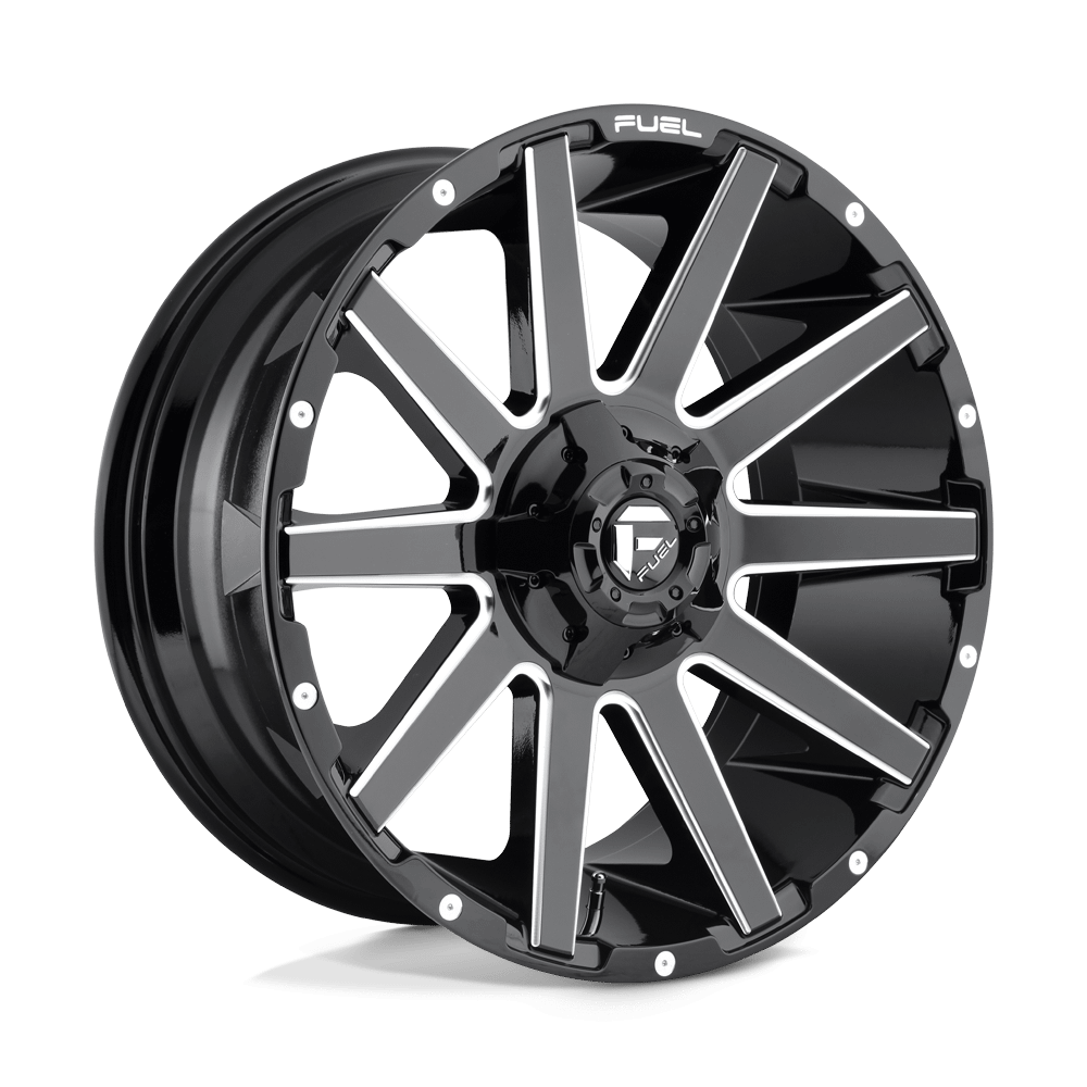 Felga aluminiowa D615 CONTRA Gloss Black Milled FUEL