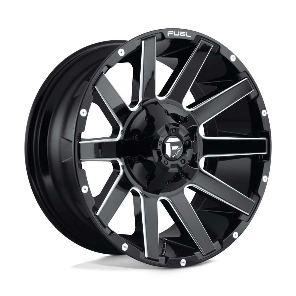 Felga aluminiowa D615 CONTRA Gloss Black Milled FUEL