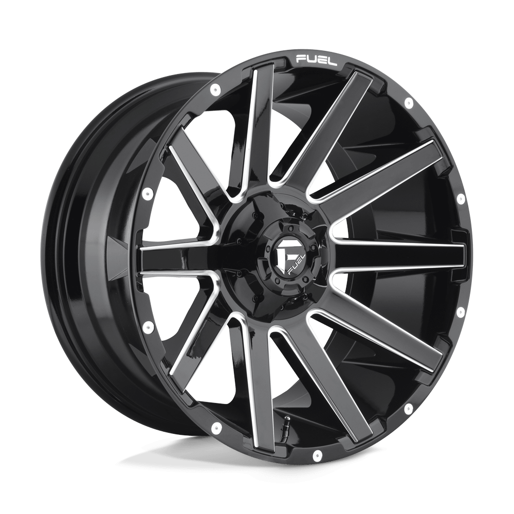 Felga aluminiowa D615 CONTRA Gloss Black Milled FUEL