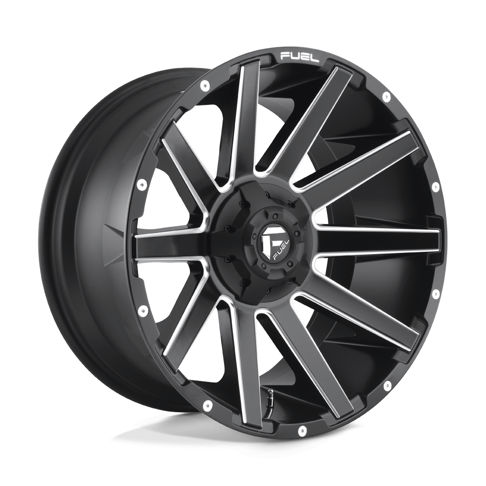Felga aluminiowa D616 CONTRA Matte Black Milled FUEL