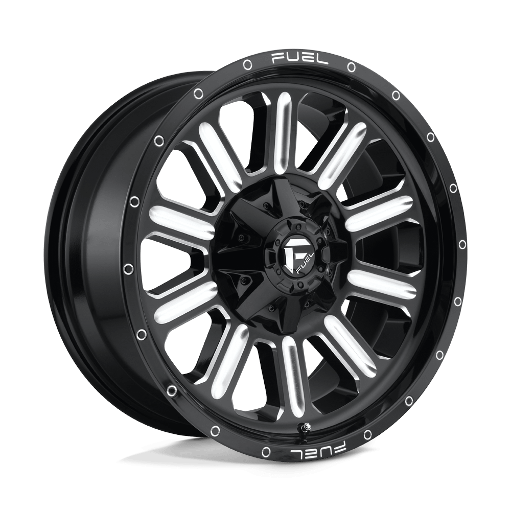 Felga aluminiowa D620 HARDLINE Gloss Black Milled FUEL
