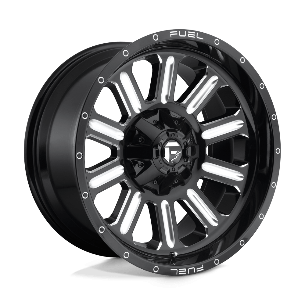 Felga aluminiowa D620 HARDLINE Gloss Black Milled FUEL