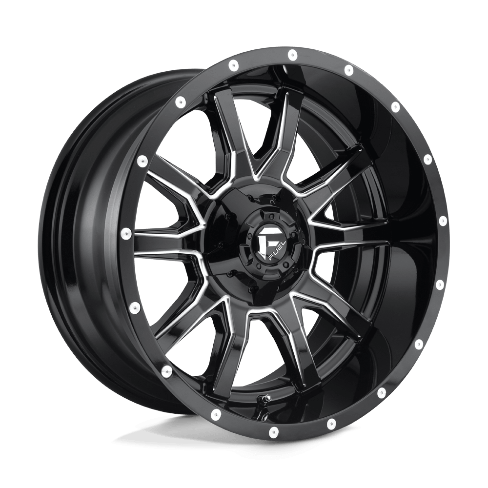 Felga aluminiowa D627 VANDAL Gloss Black Milled FUEL