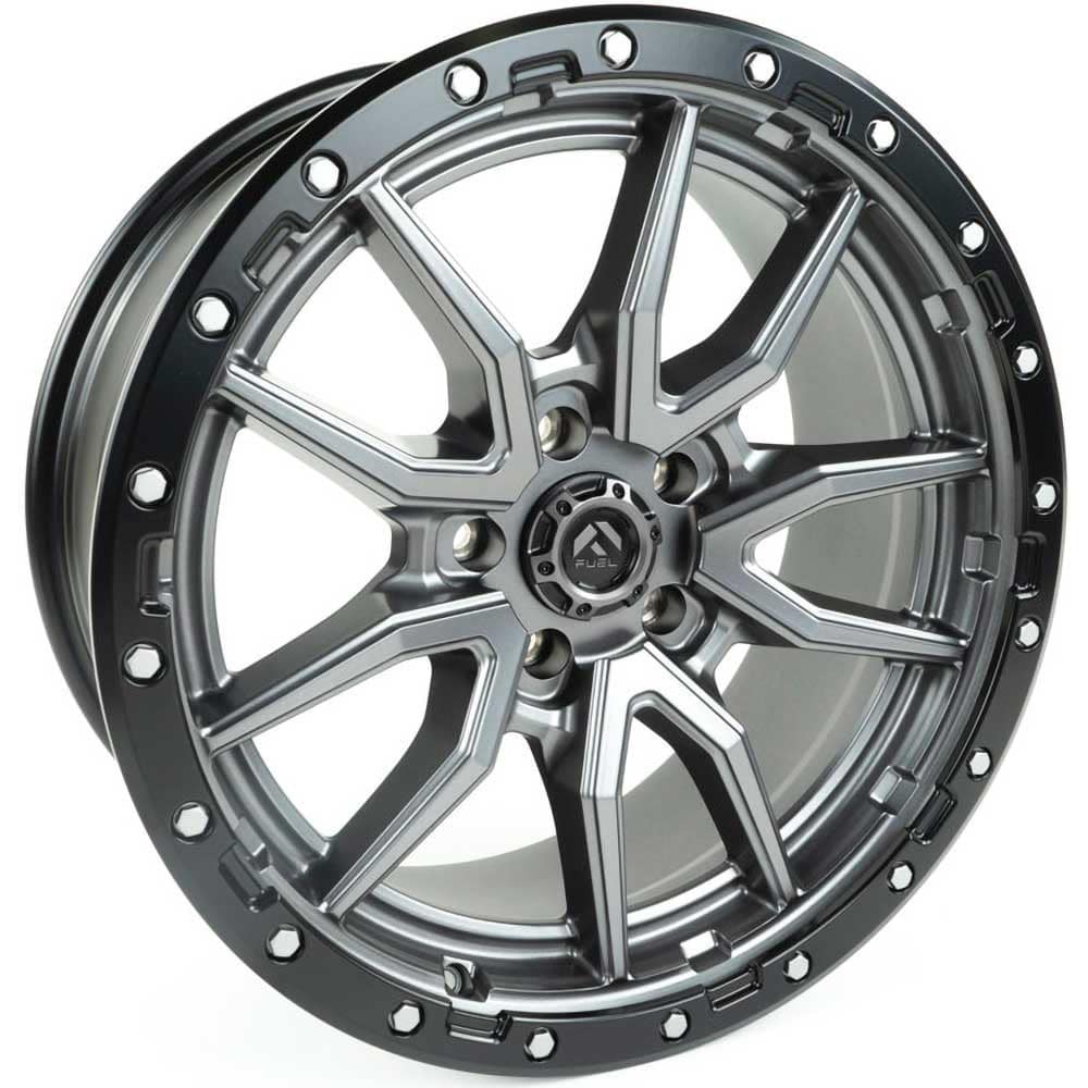 Felga aluminiowa D680 Rebel 5 Anthracite Gun Metal/Black Ring Fuel