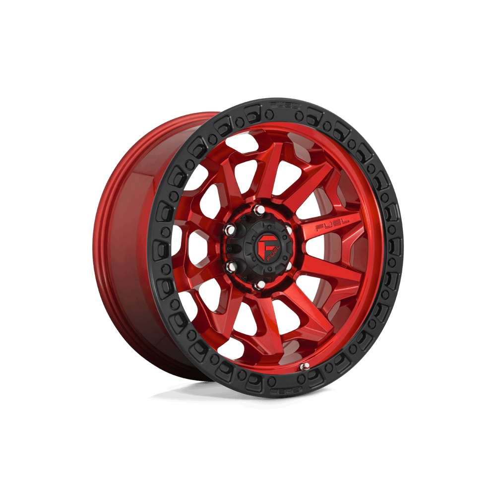 Felga aluminiowa D695 Covert Candy RED Black Bead Ring Fuel