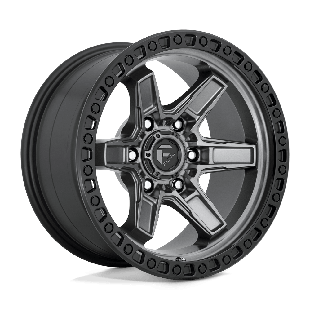 Felga aluminiowa D698 KICKER Matte Gun Metal Black Bead Ring FUEL