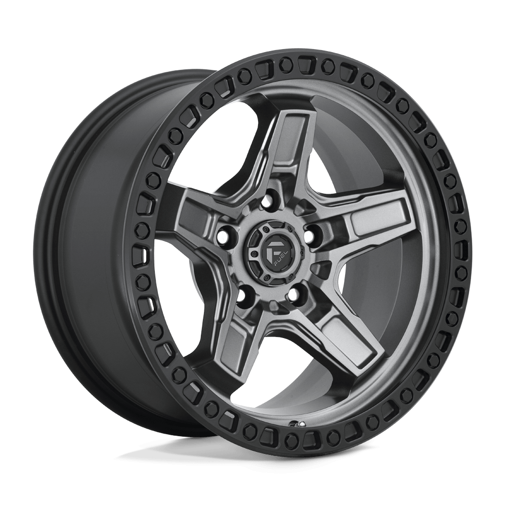 Felga aluminiowa D698 KICKER Matte Gun Metal Black Bead Ring FUEL