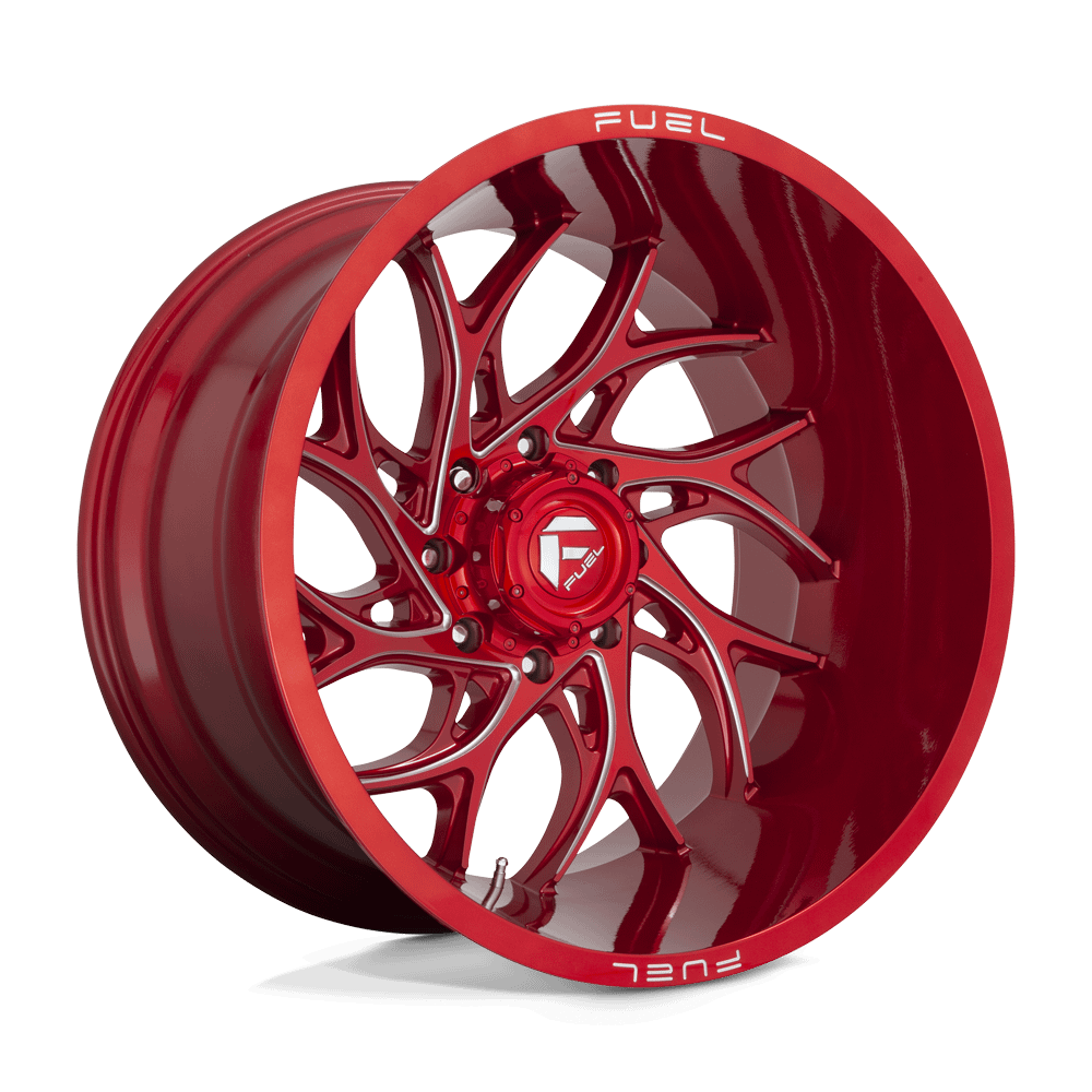 Felga aluminiowa D742 RUNNER Candy Red Milled FUEL
