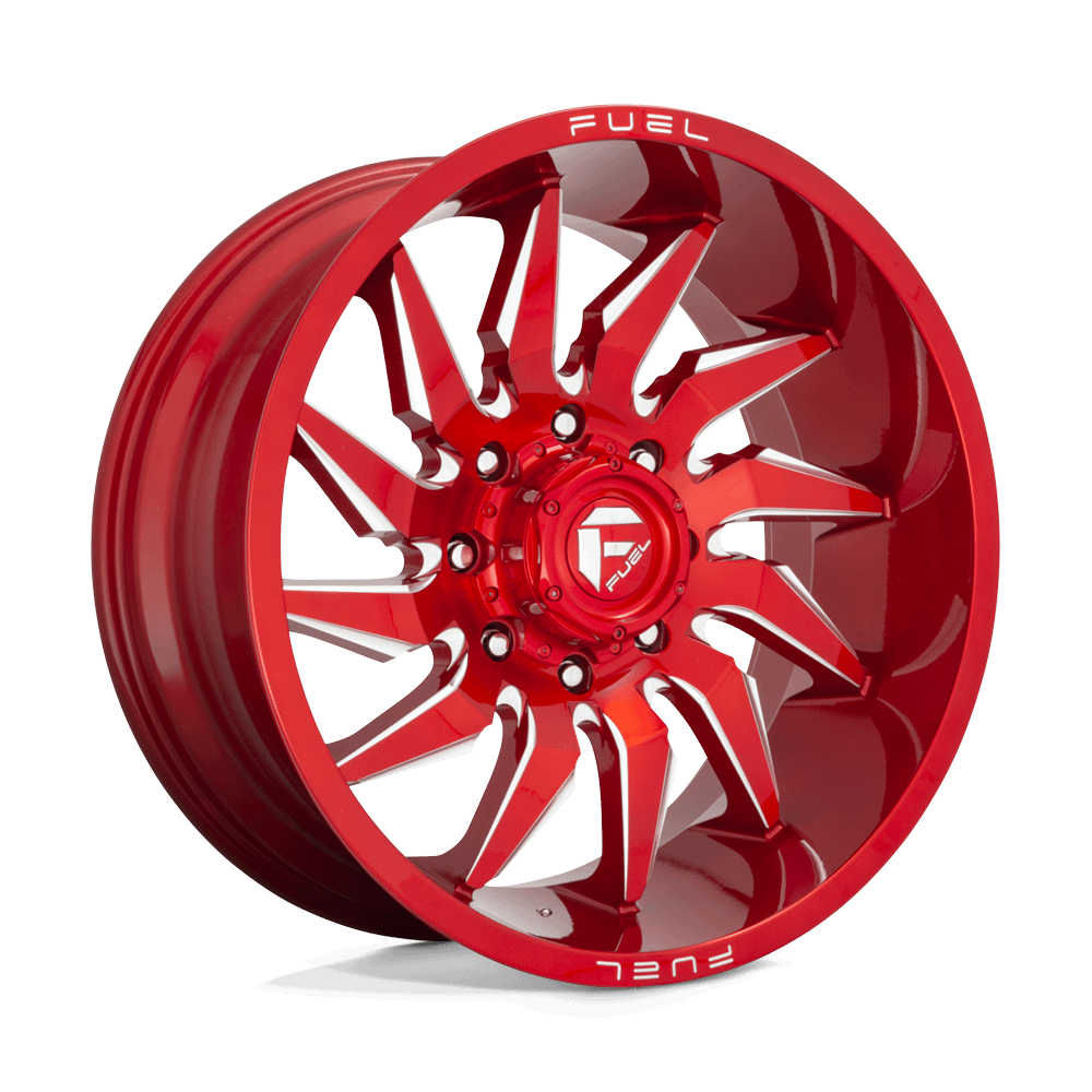 Felga aluminiowa D745 SABER Candy Red Milled FUEL