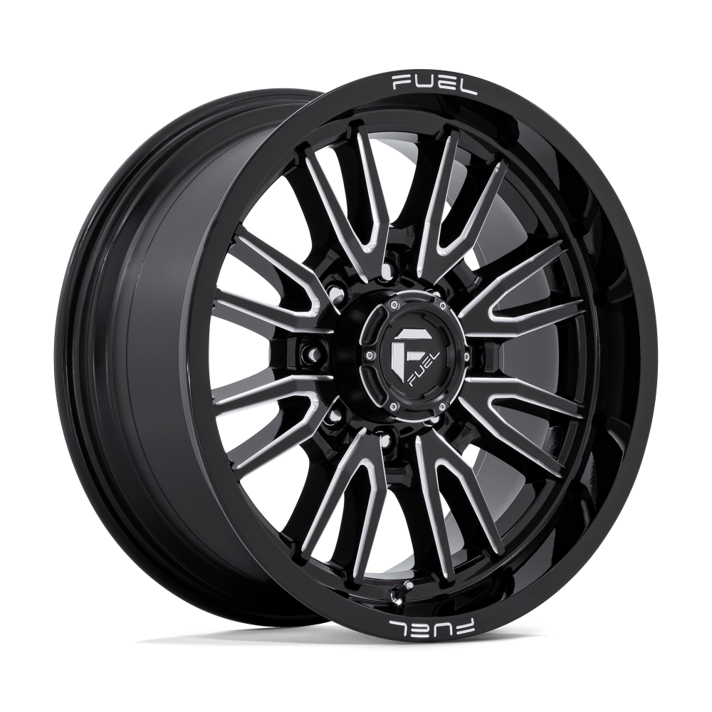 Felga aluminiowa D761 CLASH Gloss Black Milled FUEL