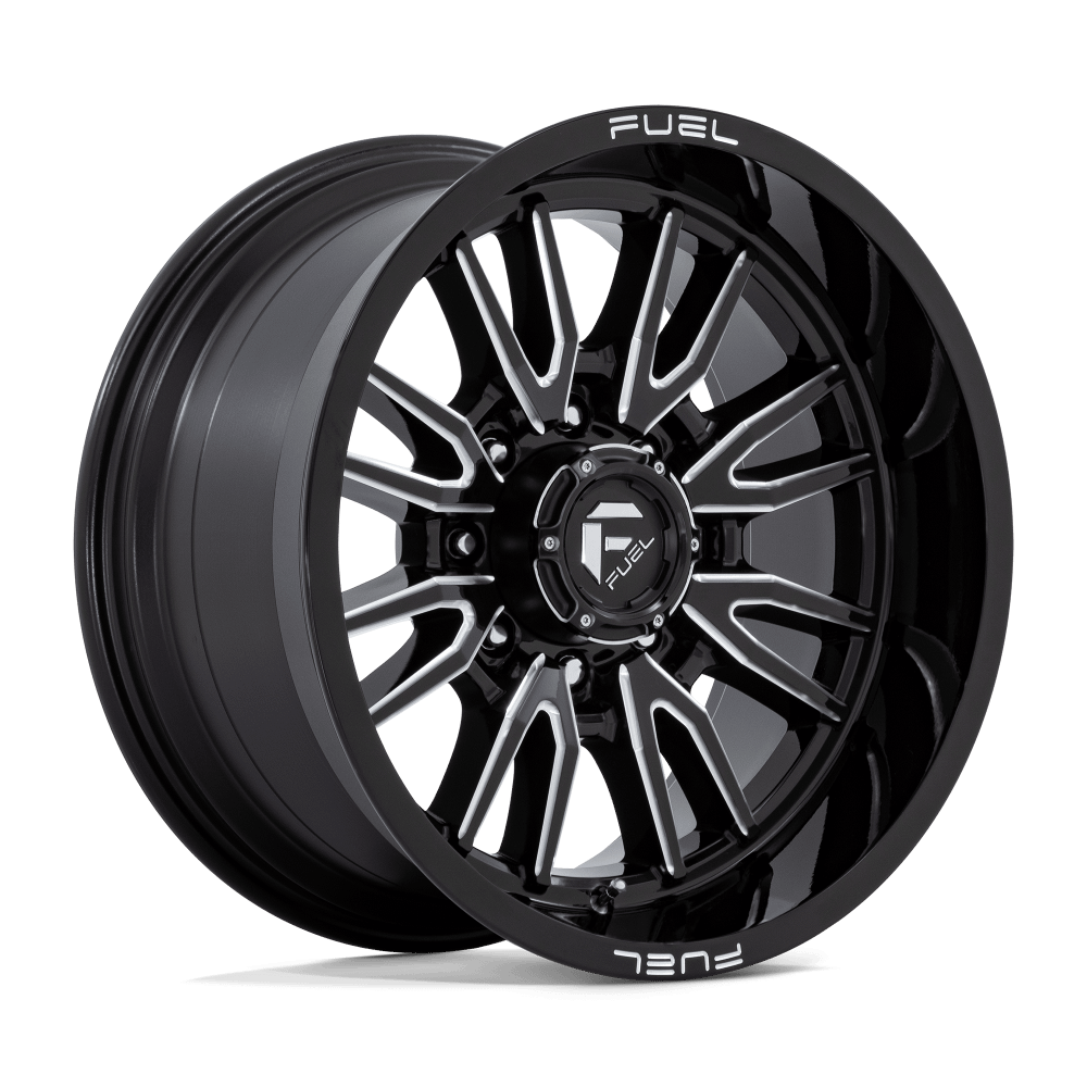 Felga aluminiowa D761 CLASH Gloss Black Milled FUEL