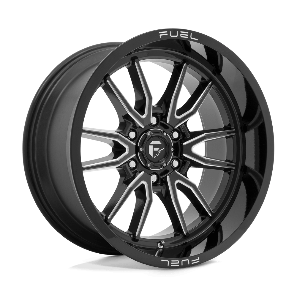 Felga aluminiowa D761 CLASH Gloss Black Milled FUEL