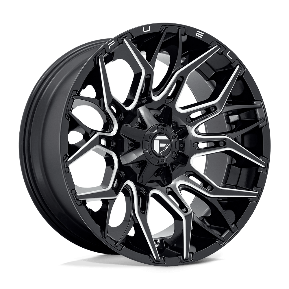 Felga aluminiowa D769 TWITCH Glossy Black Milled FUEL