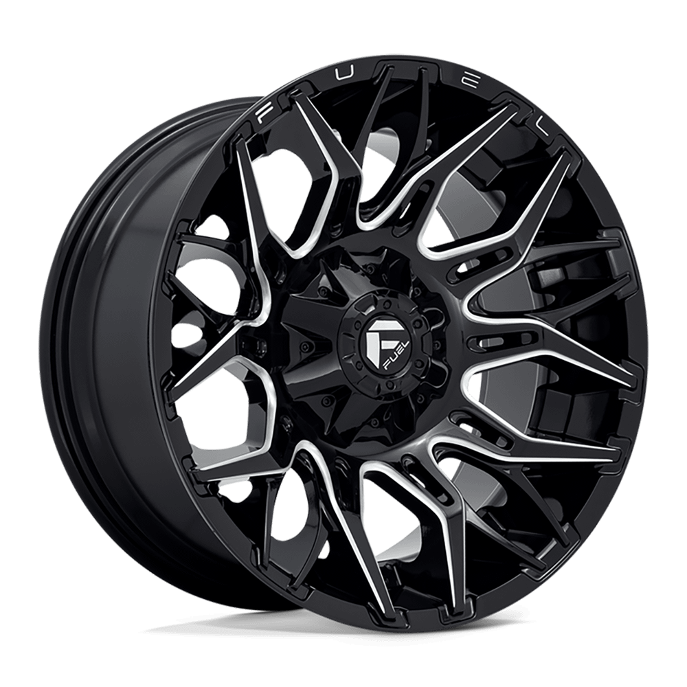 Felga aluminiowa D769 Twitch Glossy Black Milled Fuel