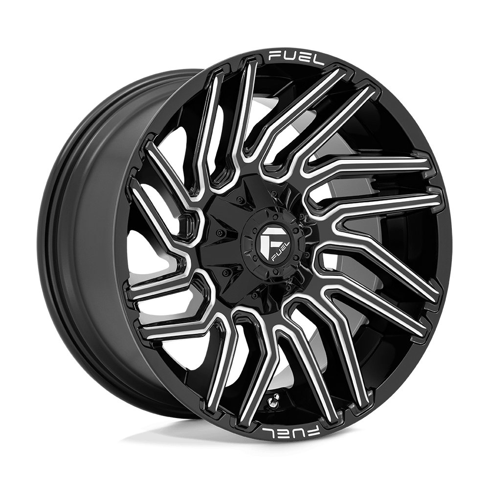 Felga aluminiowa D773 TYPHOON Gloss Black Milled FUEL