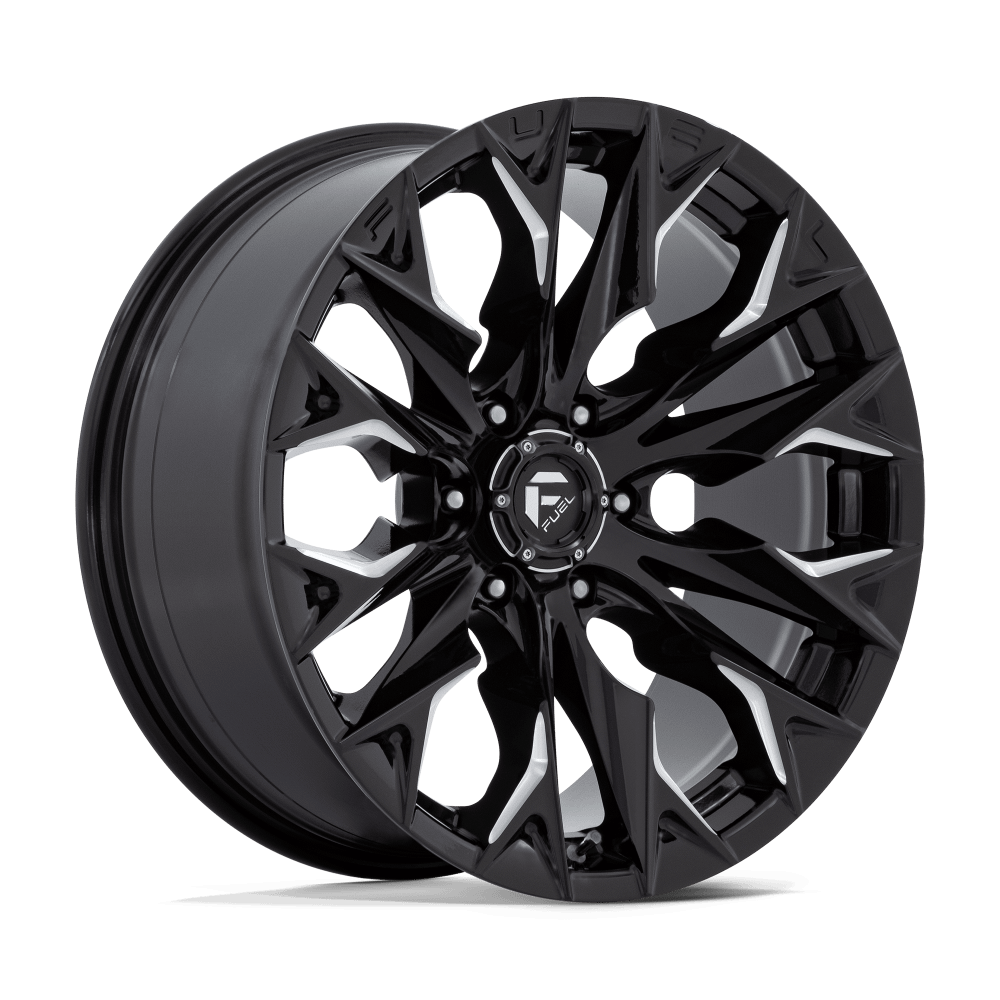 Felga aluminiowa D803 FLAME Gloss Black Milled FUEL