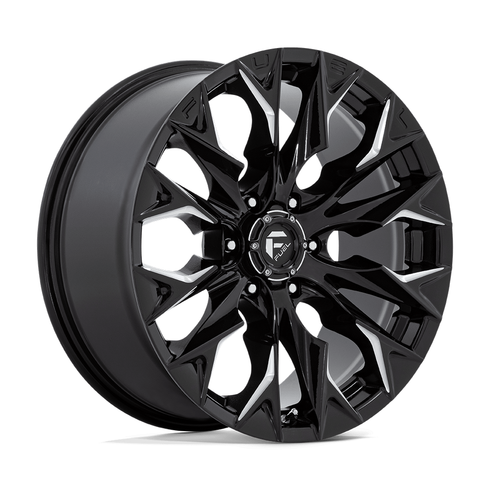 Felga aluminiowa D803 FLAME Gloss Black Milled FUEL