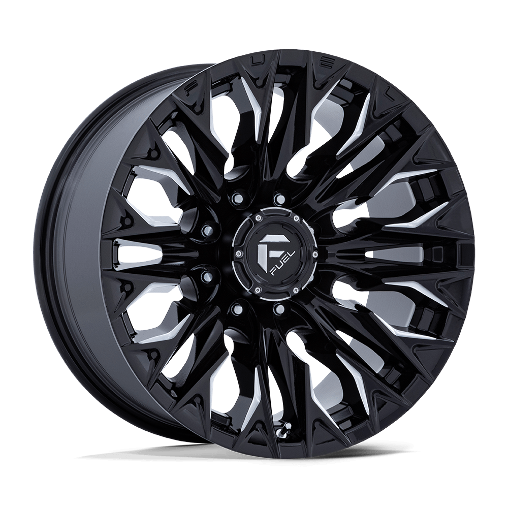 Felga aluminiowa D803 FLAME Gloss Black Milled FUEL