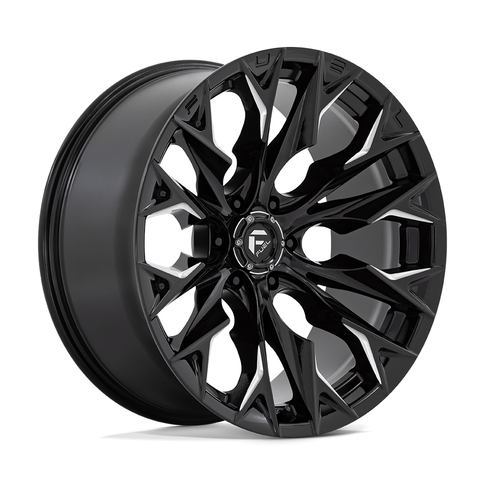 Felga aluminiowa D803 FLAME Gloss Black Milled FUEL