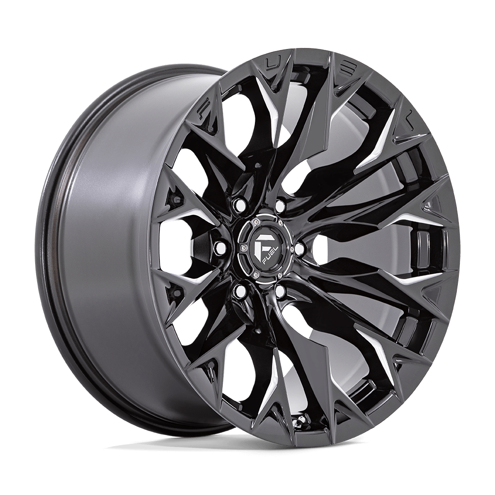 Felga aluminiowa D803 FLAME Gloss Black Milled FUEL
