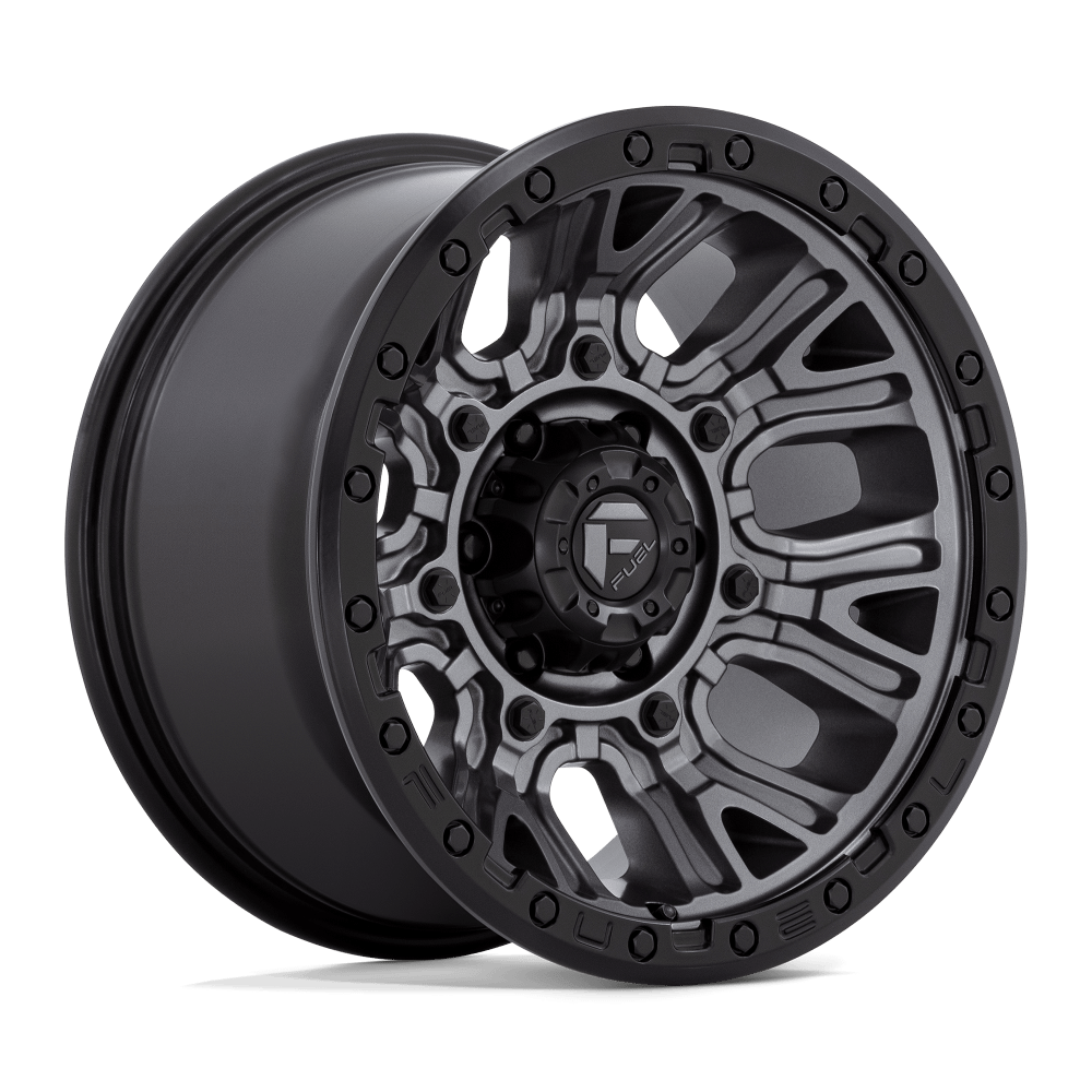 Felga aluminiowa D825 TRACTION Matte Gunmetal W/ Black Ring FUEL
