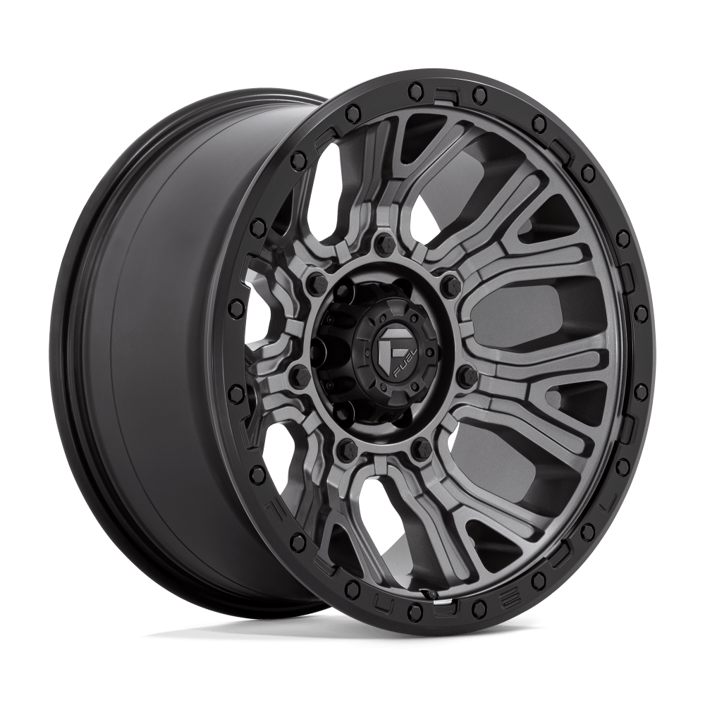 Felga aluminiowa D825 TRACTION Matte Gunmetal W/ Black Ring FUEL