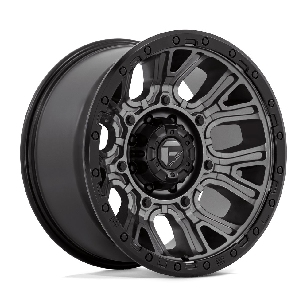 Felga aluminiowa D825 TRACTION Matte Gunmetal W/ Black Ring FUEL