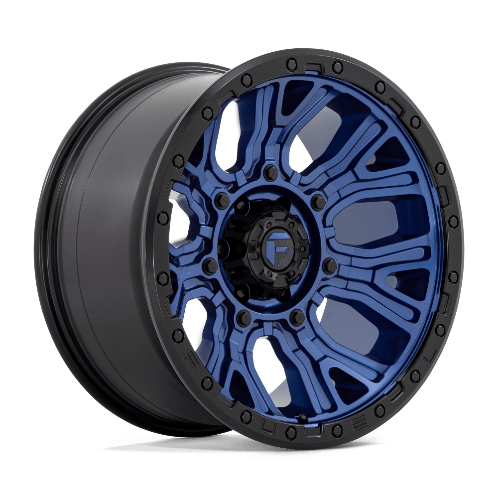 Felga aluminiowa D827 TRACTION Dark Blue W/ Black Ring FUEL