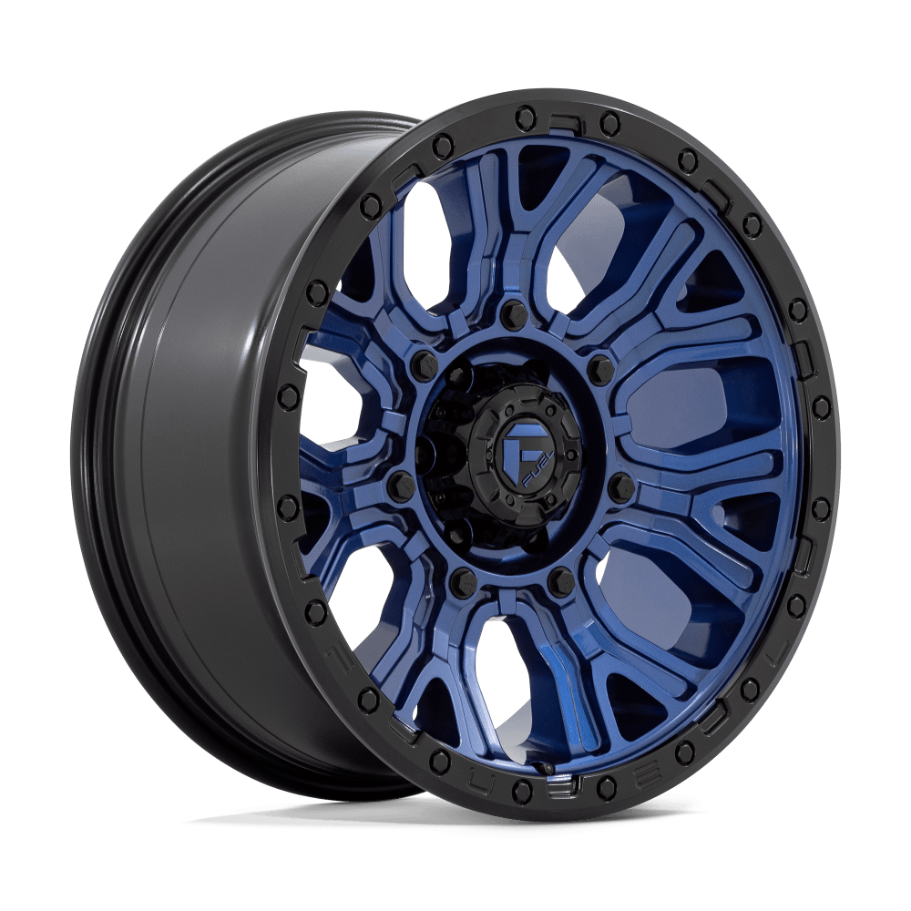 Felga aluminiowa D827 TRACTION Dark Blue W/ Black Ring FUEL