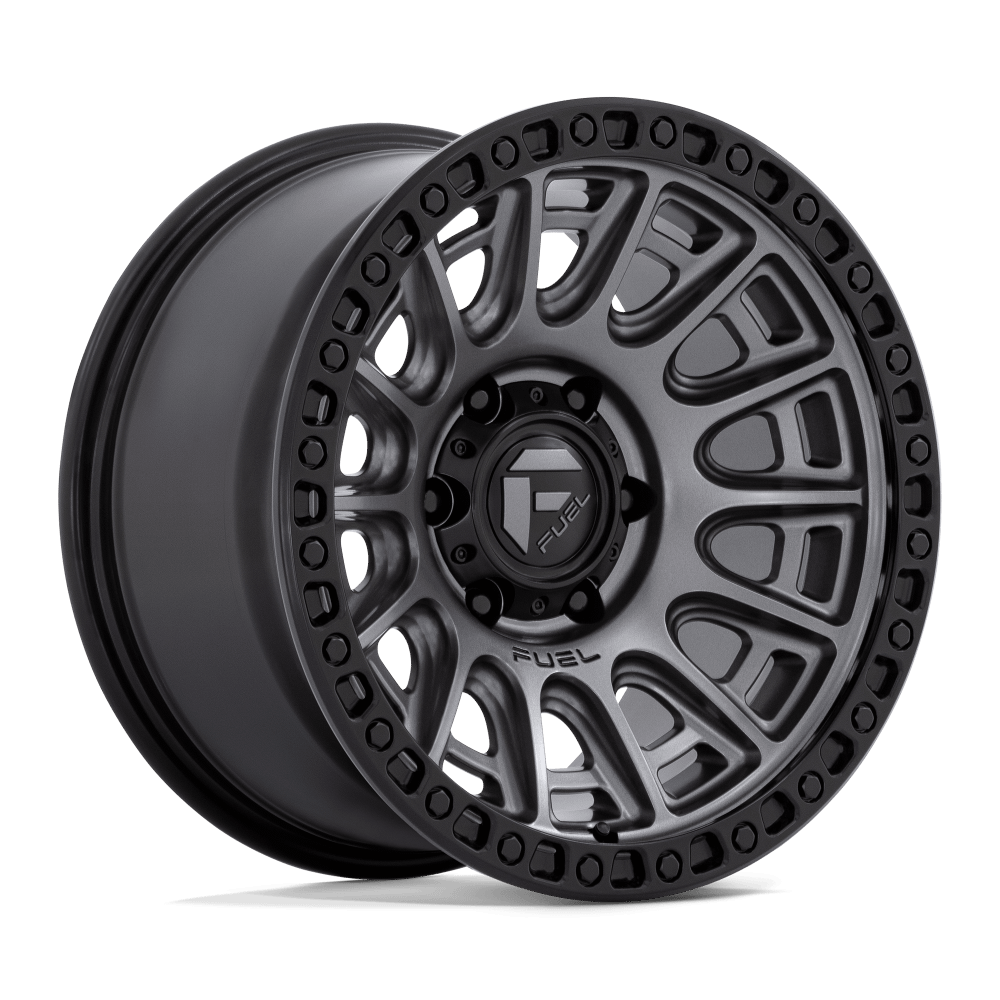 Felga aluminiowa D835 CYCLE Matte Gunmetal W/ Black Ring FUEL