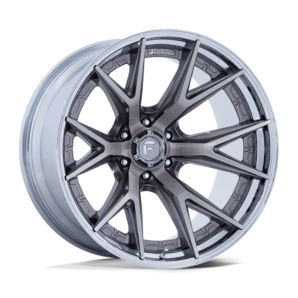 Felga aluminiowa FC402 CATALYST Platinum W/ Chrome Lip FUEL