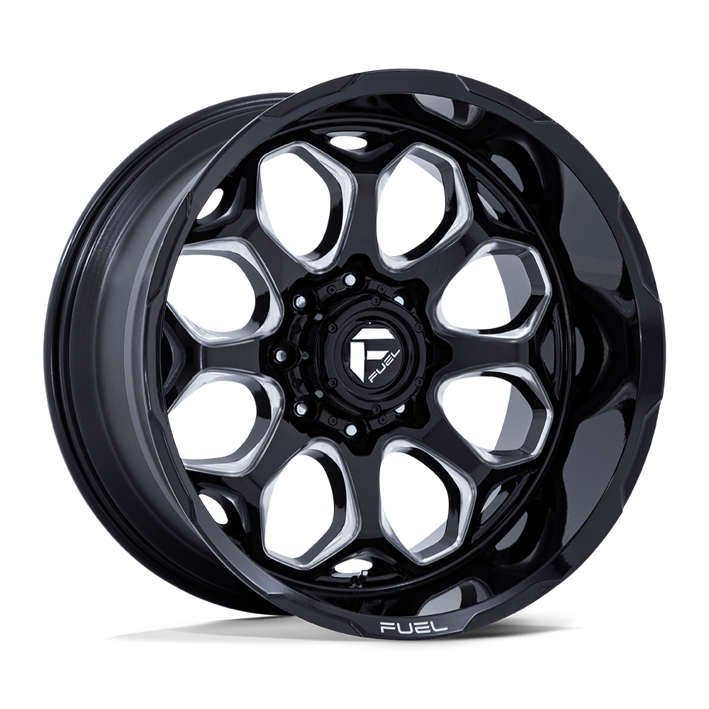 Felga aluminiowa FC862 SCEPTER Gloss Black Milled FUEL