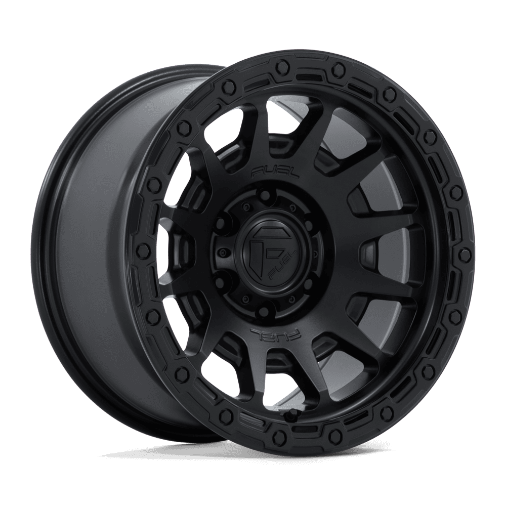 Felga aluminiowa FC884 FORTRESS Matte Black W/ Gloss Black Lip FUEL