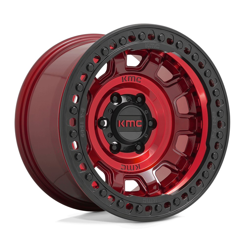 Felga aluminiowa KM236 TANK BEADLOCK Candy Red KMC