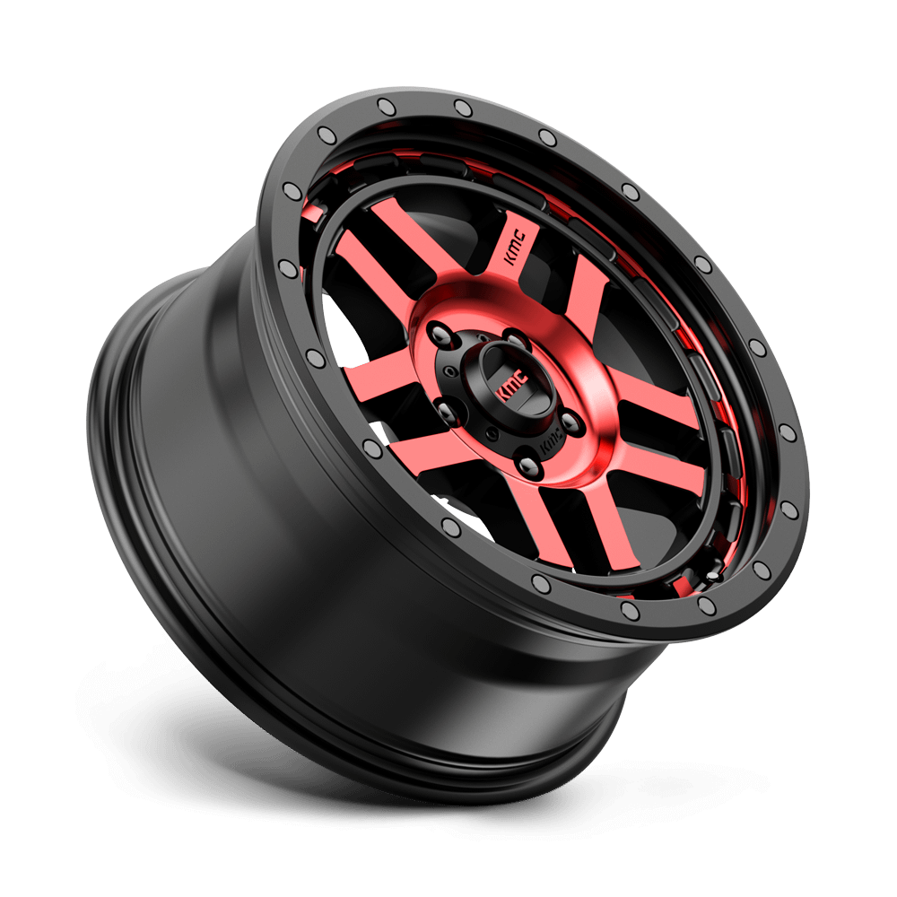 felga-aluminiowa-km540-recon-gloss-black-machined-w-red-tint-kmc felga-aluminiowa-km540-recon-gloss-black-machined-w-red-tint-kmc
